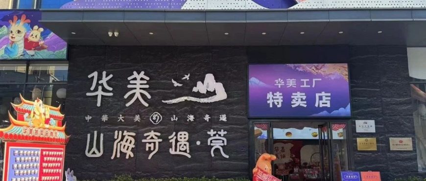 山海經主題空間助力，華美年貨工廠特賣會燃爆開啟！